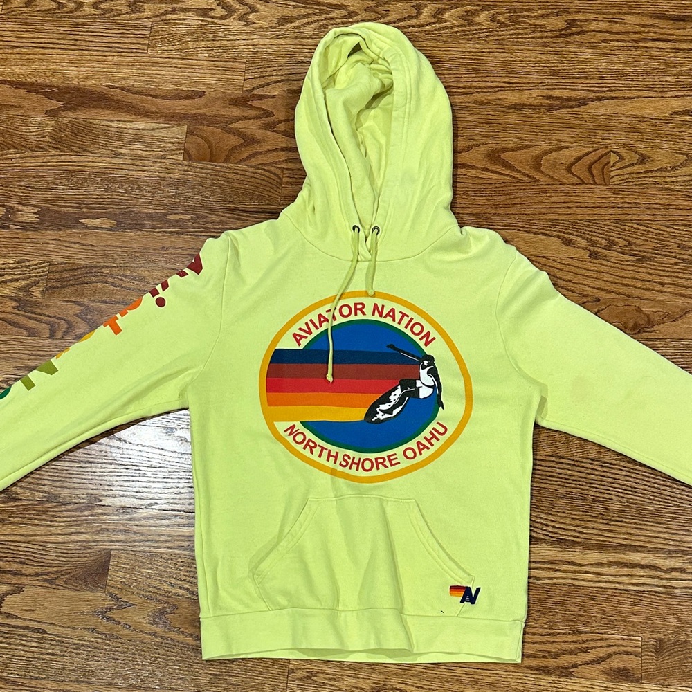 Aviator Nation Yellow Hoodie